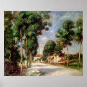 Pierre A Renoir The Road to Essoyes Poster