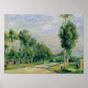Pierre A Renoir   The Road to Versailles Poster