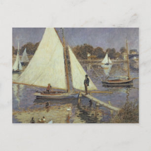 Pierre A Renoir The Seine at Argenteuil Postcard