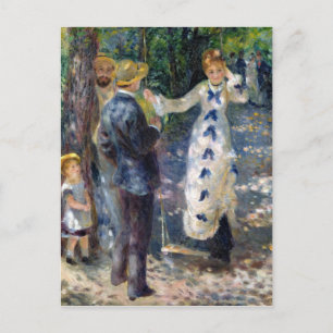 Pierre A Renoir The Swing Postcard