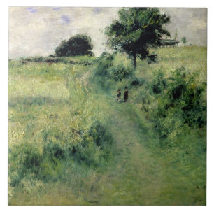 Pierre A Renoir   The Watering-place Tile