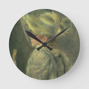 Pierre A Renoir The White Hat Round Clock