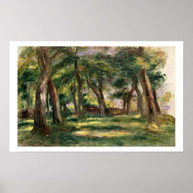 Pierre A Renoir | Trees Poster (Front)
