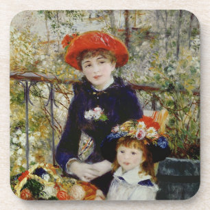 Pierre A Renoir Two Sisters, or On The Terrace Coaster