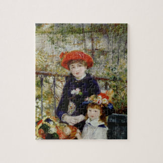 Pierre A Renoir | Two Sisters, or On The Terrace Jigsaw Puzzle