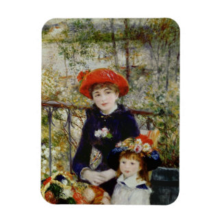 Pierre A Renoir | Two Sisters, or On The Terrace Magnet