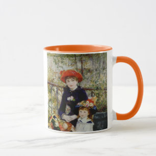 Pierre A Renoir   Two Sisters, or On The Terrace Mug