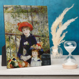 Pierre A Renoir   Two Sisters, or On The Terrace Plaque