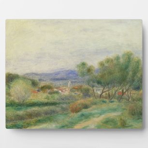 Pierre A Renoir   View of La Seyne, Provence Plaque