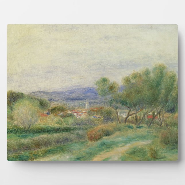 Pierre A Renoir | View of La Seyne, Provence Plaque (Front)