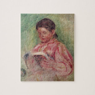 Pierre A Renoir Woman Reading Jigsaw Puzzle