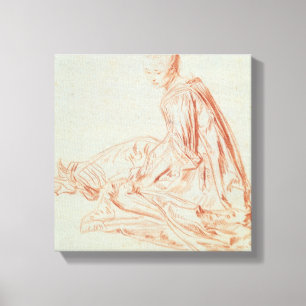 Pierre A Renoir Woman Smiling Canvas Print