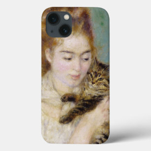 Pierre A Renoir Woman with a Cat iPhone 13 Case