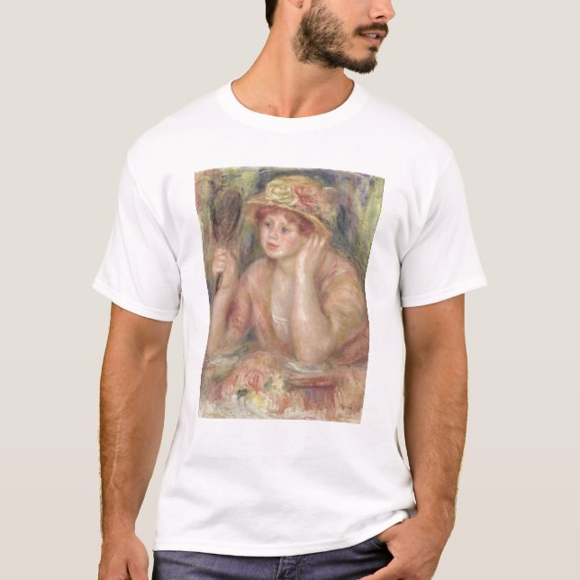 Pierre A Renoir | Woman with a Mirror T-Shirt (Front)