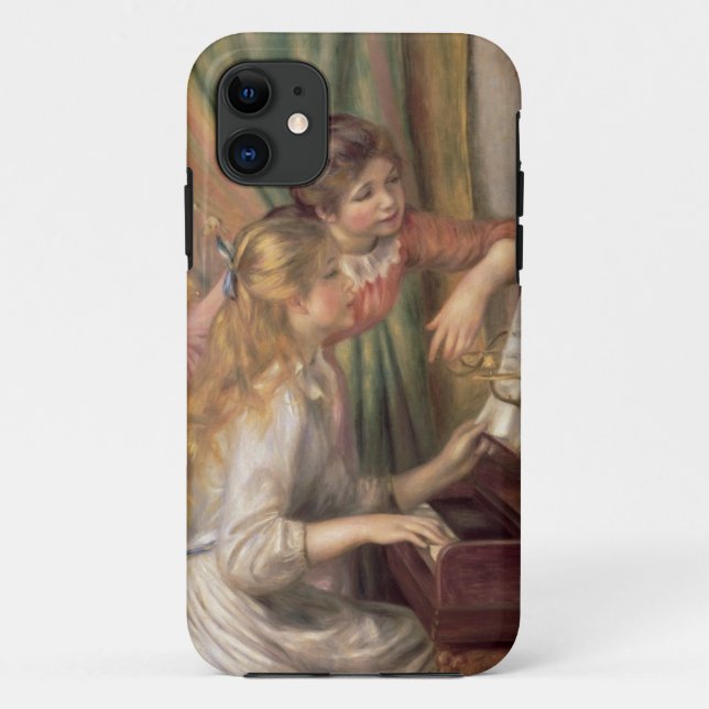 Pierre A Renoir | Young Girls at the Piano Case-Mate iPhone Case (Back)