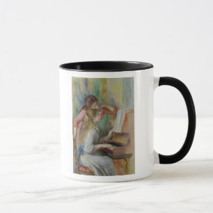 Pierre A Renoir Young Girls at the Piano Mug