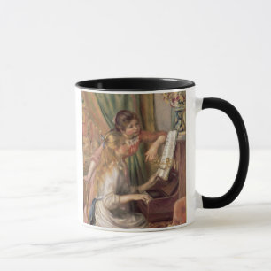 Pierre A Renoir   Young Girls at the Piano Mug