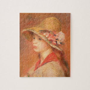 Pierre A Renoir Young Woman in a Hat Jigsaw Puzzle