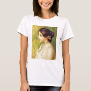 Pierre A Renoir Young Woman with Flowers at Ear T-Shirt