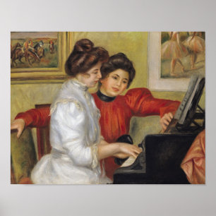 Pierre A Renoir   Yvonne and Christine Lerolle Poster