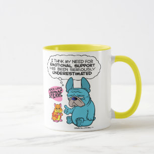 Pierre and Abbot Slogan Mug