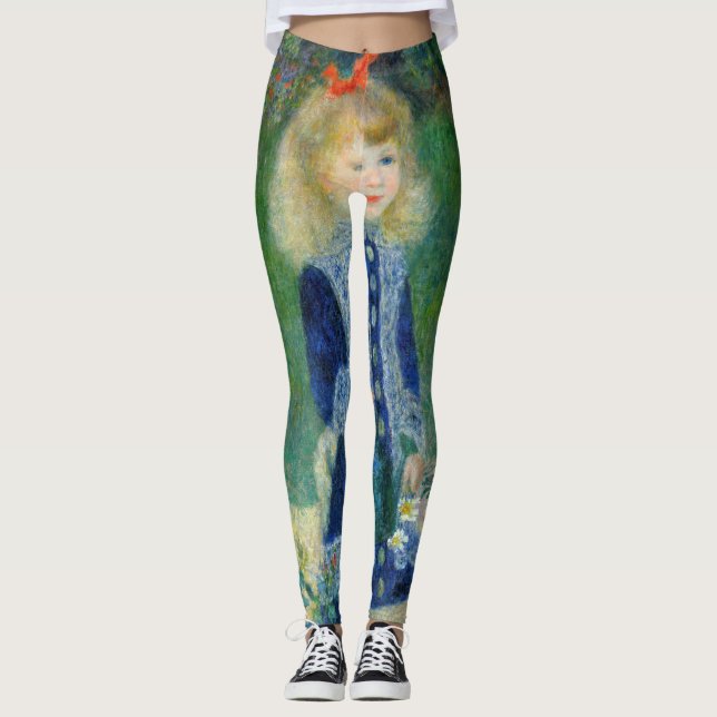 Pierre-Auguste Renoir - A Girl with a Watering Can Leggings (Front)
