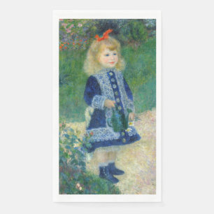 Pierre-Auguste Renoir - A Girl with a Watering Can Napkin