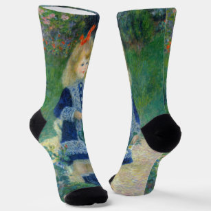 Pierre-Auguste Renoir - A Girl with a Watering Can Socks