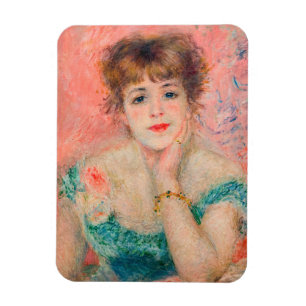 Pierre-Auguste Renoir - Actress Jeanne Samary Magnet