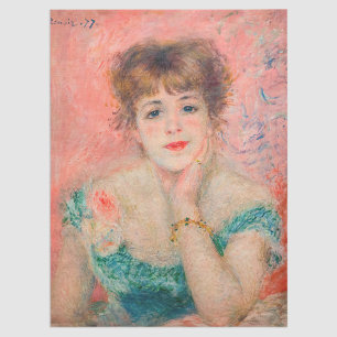 Pierre-Auguste Renoir - Actress Jeanne Samary Tissue Paper