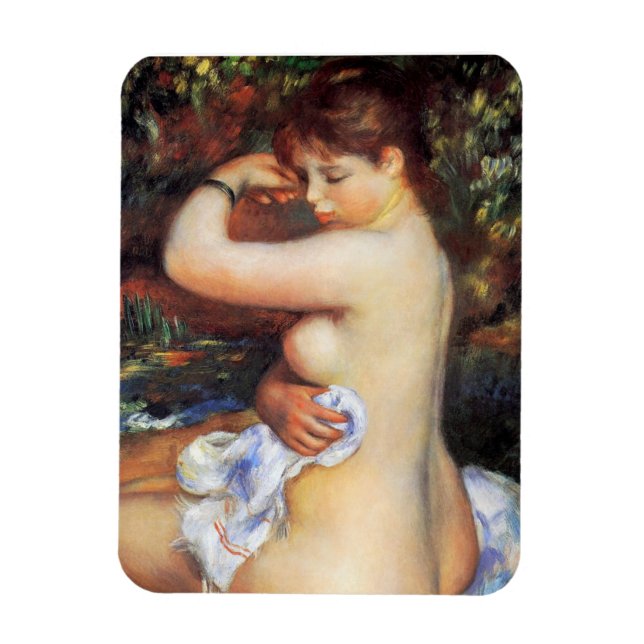 Pierre Auguste Renoir - After The Bath Magnet (Vertical)