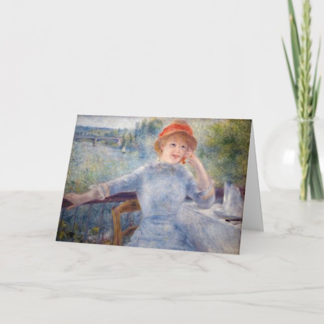 Pierre Auguste Renoir - Alphonsine Fournaise Card (Front)