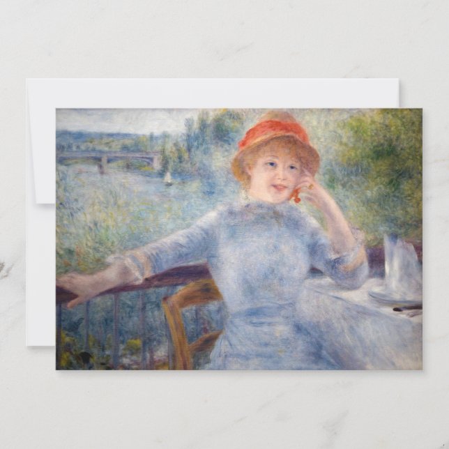 Pierre Auguste Renoir - Alphonsine Fournaise Invitation (Front)