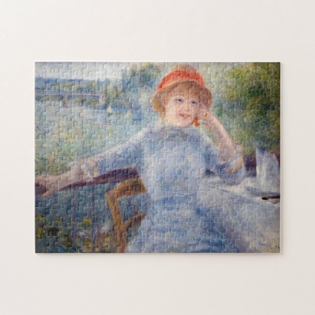 Pierre Auguste Renoir - Alphonsine Fournaise Jigsaw Puzzle (Horizontal)