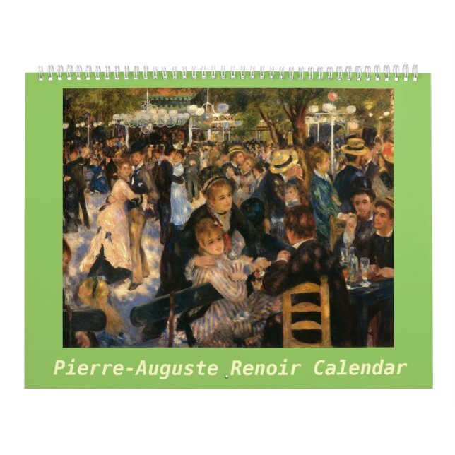 Pierre-Auguste Renoir Artwork Calendar (Cover)