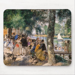 Pierre-Auguste Renoir - Bathing on the Seine Mouse Pad