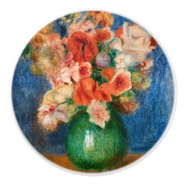 Pierre-Auguste Renoir - Bouquet Ceramic Knob (Front)