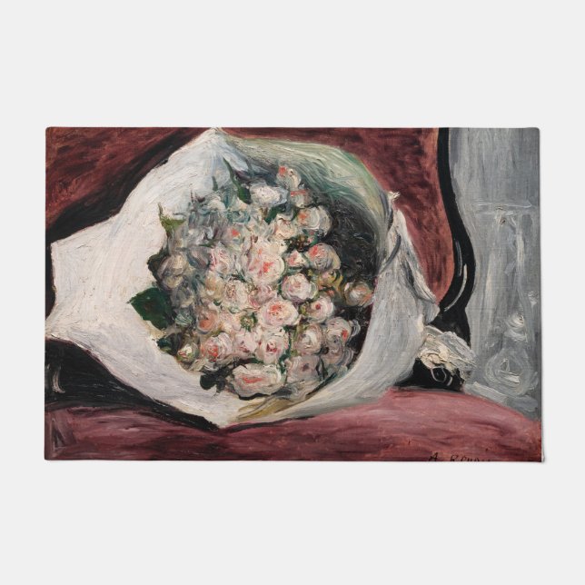Pierre-Auguste Renoir - Bouquet in a Box Doormat (Front)