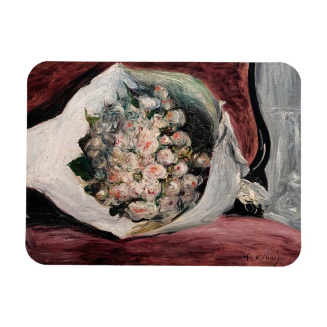 Pierre-Auguste Renoir - Bouquet in a Box Magnet (Horizontal)