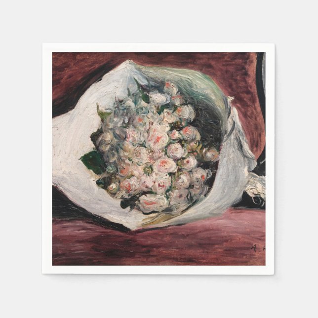 Pierre-Auguste Renoir - Bouquet in a Box Napkin (Front)