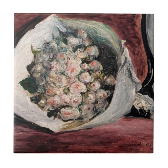 Pierre-Auguste Renoir - Bouquet in a Box Tile (Front)