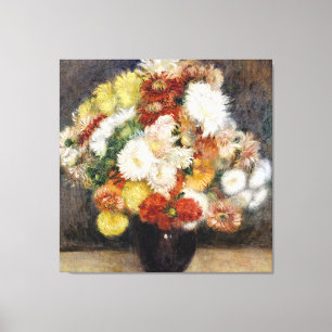 Pierre-Auguste Renoir Bouquet of Chrysanthemums    Canvas Print
