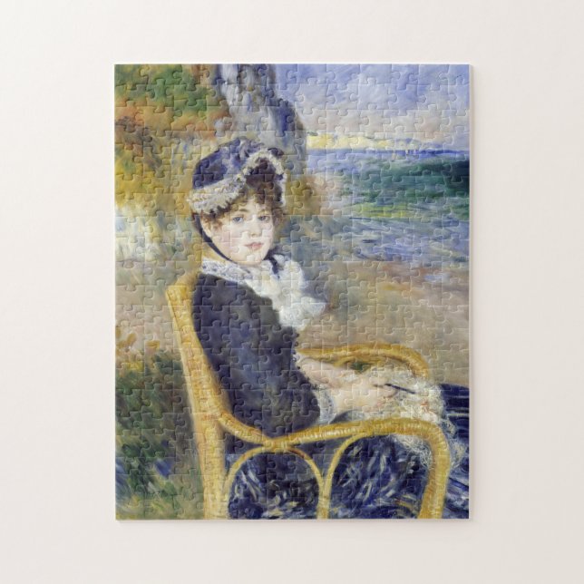 Pierre-Auguste Renoir - By the Seashore Jigsaw Puzzle (Vertical)
