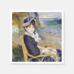 Pierre-Auguste Renoir - By the Seashore Napkin
