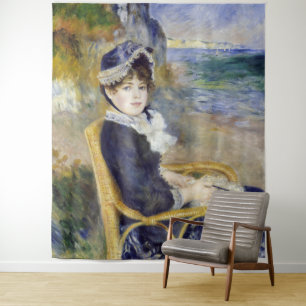 Pierre-Auguste Renoir - By the Seashore Tapestry