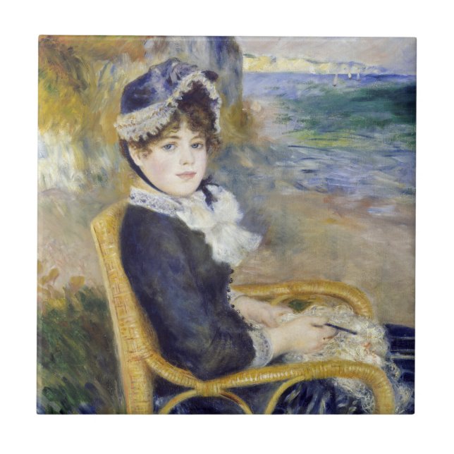 Pierre-Auguste Renoir - By the Seashore Tile (Front)