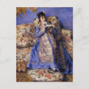 Pierre-Auguste Renoir- Camille Monet Reading Postcard