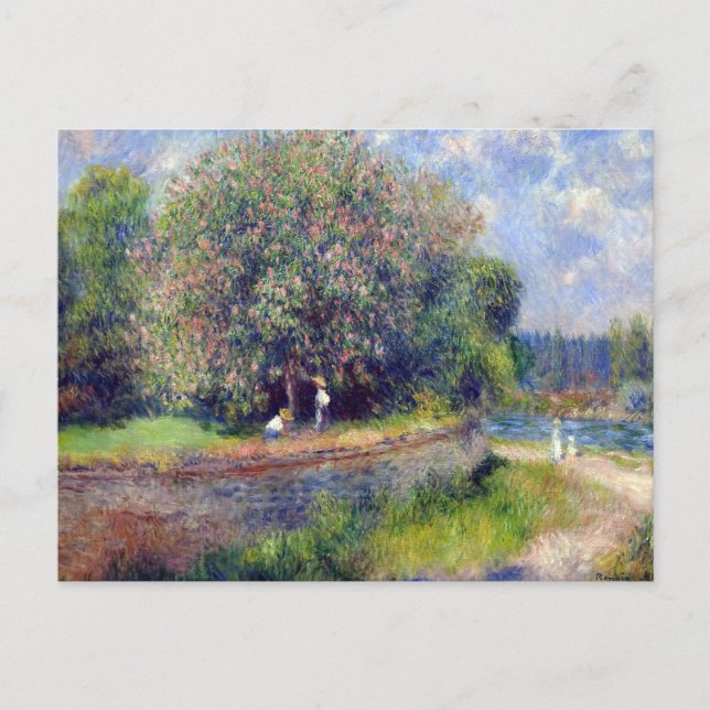 Pierre-Auguste Renoir Chestnut Tree Postcard (Front)