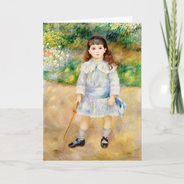 Pierre-Auguste Renoir - Child with a whip Card (Front)