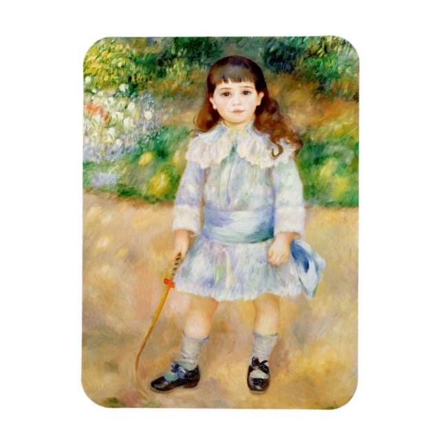 Pierre-Auguste Renoir - Child with a whip Magnet (Vertical)